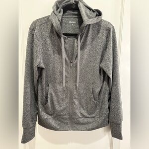 Quince Flowknit Zip Up Hoodie